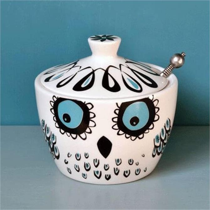 Hannah Turner Small Pot with Lid - Owl